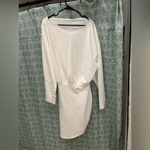 Express Ivory Textured Blouse